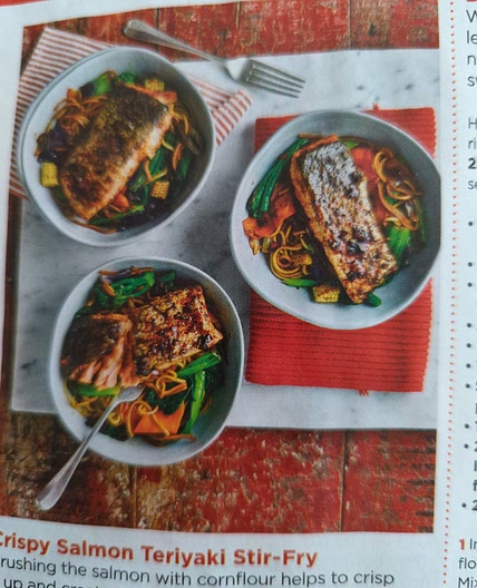 Crispy Salmon Teriyaki Stir-Fry