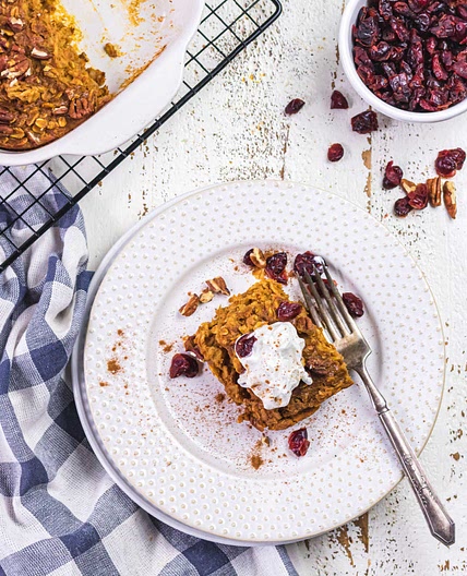 Pumpkin Baked Oatmeal