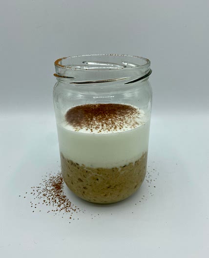 Cappuccino overnight oats
