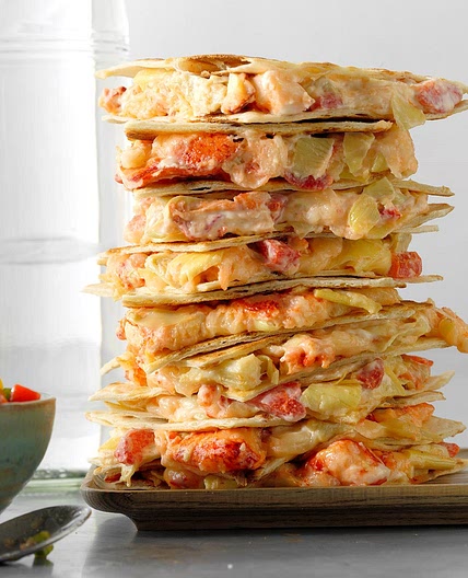 Lobster 'n' Artichoke Quesadillas