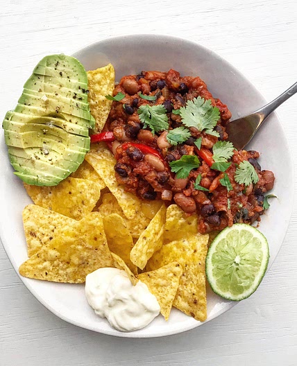 Chili Sin Carne (Vegan Chili) with Dark Chocolate