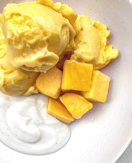 Two-Ingredient Mango Ice Cream