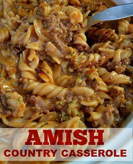 Delicious Amish country Casserole