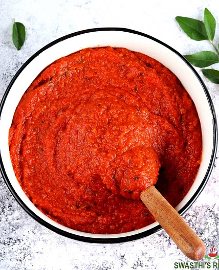 Tomato Chutney Recipe for Dosa