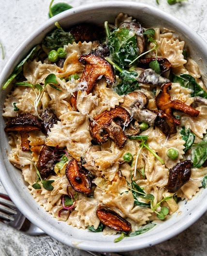 Vegan Mushroom Carbonara — Teri-Ann Carty | Vegan Food & Photography