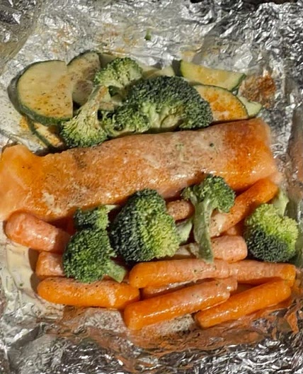 Salmon Foil wraps