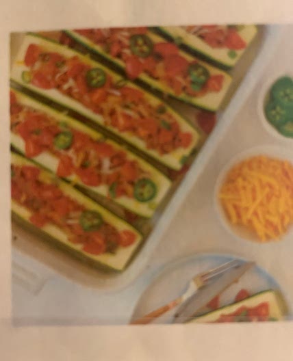 Healthy Taco Zucchini Boats