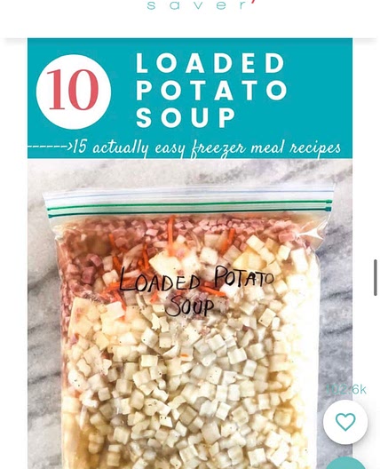 Loaded potato soup
