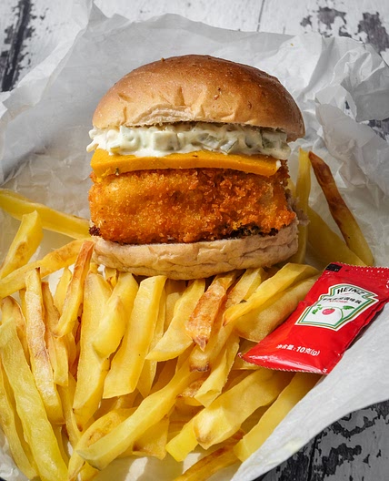 Vegan Fish Burger