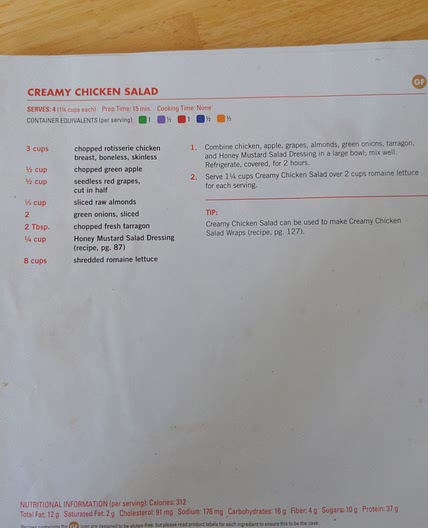 21DF Chicken Salad