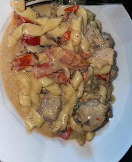 Chicken vegetable pasta