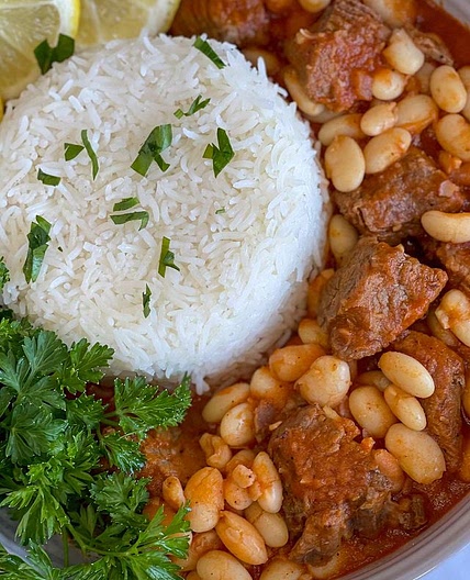Fasoli stew (white bean stew) 