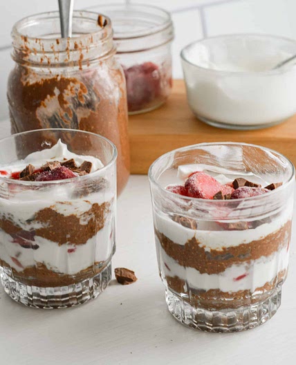 Layered Chia Pudding Parfaits