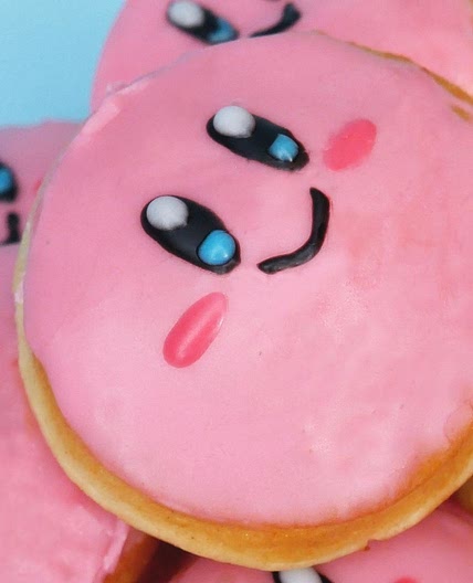 Whipped Cream-Filled Kirby Doughnuts (Donuts)