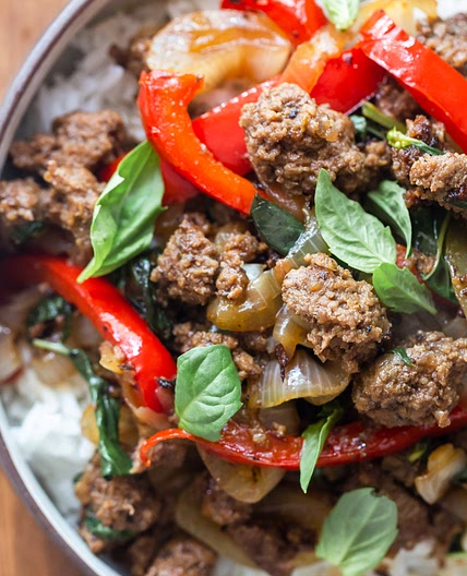 Thai Basil Beef - Healthier