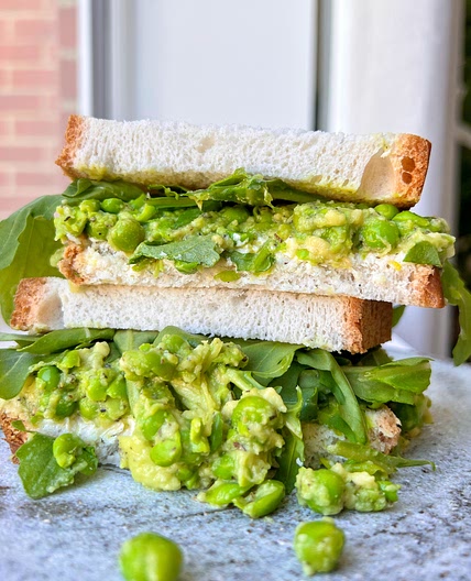 Smashed Pea & Avocado Sandwich