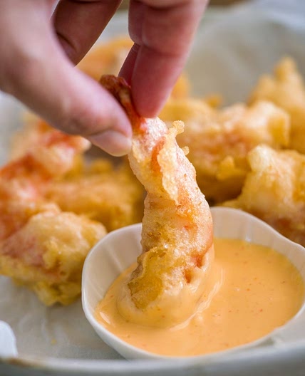 Ultimate Beer-battered Prawns