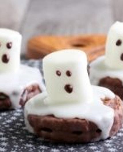Ghost Shaped Cookies