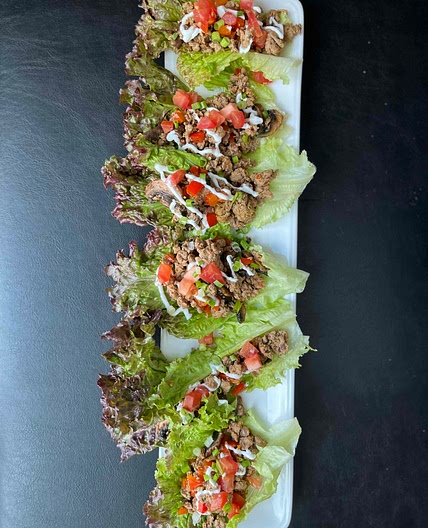 Healthy Chicken Lettuce Wrap