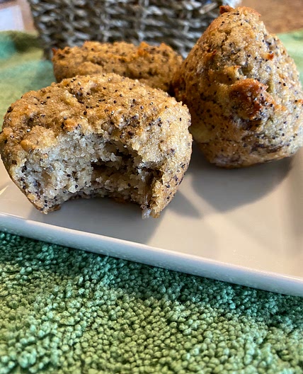 Banana Poppy Seed Muffins - Gluten Free