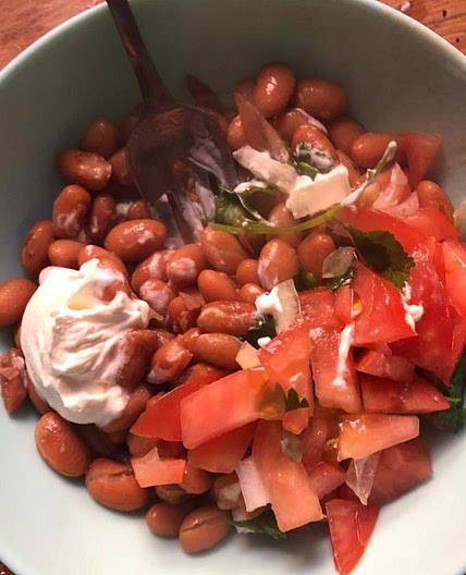 Quick Salsa Baked Bean Bowl