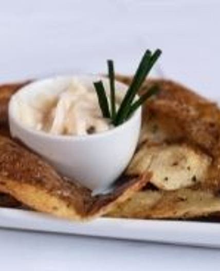 Fried potato skins