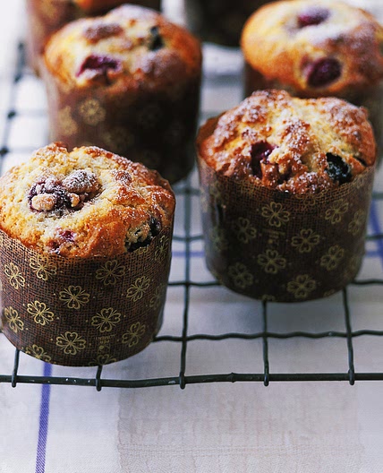 Mixed berry muffins