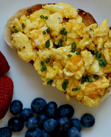 Scrambled Eggs on Toast