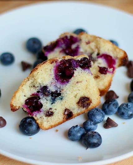 Blueberry Chocolate Chip Muffins
