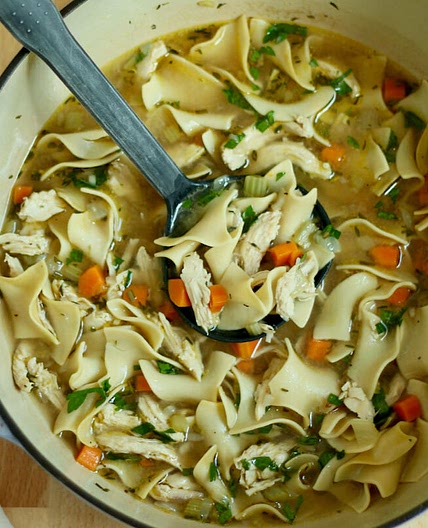 Dutch Oven Chicken Noodle Soup