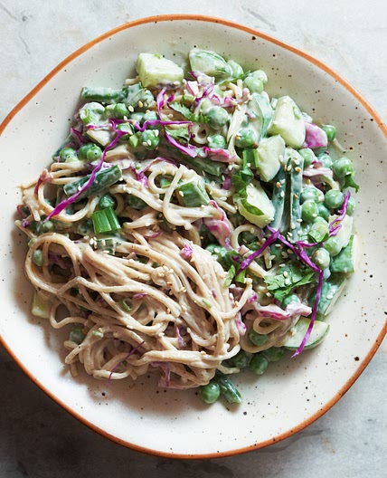 Cold Tahini Noodle Salad