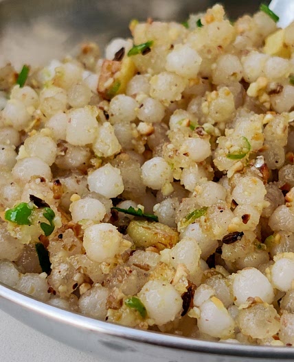 Sabudana Khichdi (tapioca pearls)
