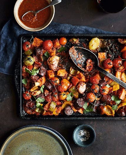 Piri Piri Chorizo Bake