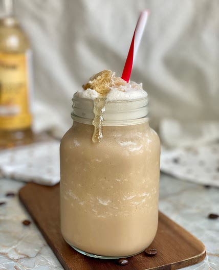 16 Calorie caramel Frappuccino