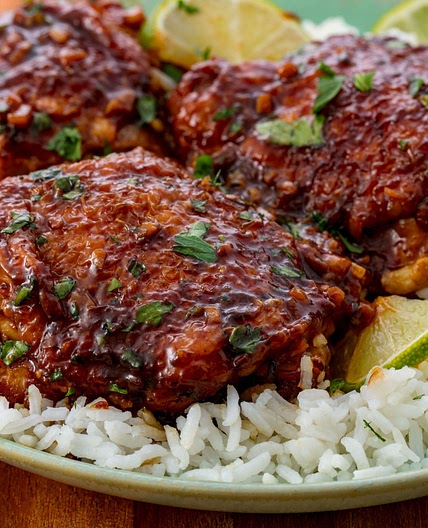 Slow Cooker Chicken Thighs