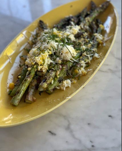 Grilled Asparagus with Capers, Herbs, and Eggs — NuCook