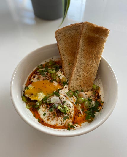 Turkish Eggs (çilbir) 
