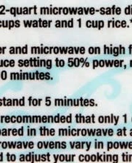 Microwave Jasmine Rice