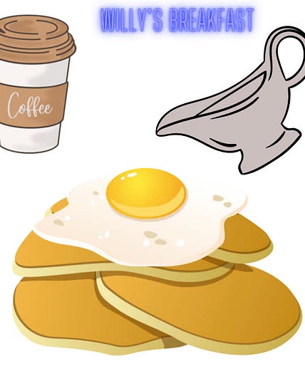 Pancakes & Egg bowl + Coffee