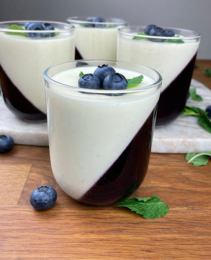 Blueberry Panna Cotta