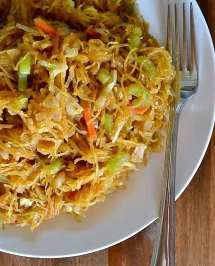 Spaghetti Squash Chow Mein