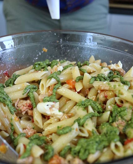 Pasta salad in 10 minutes