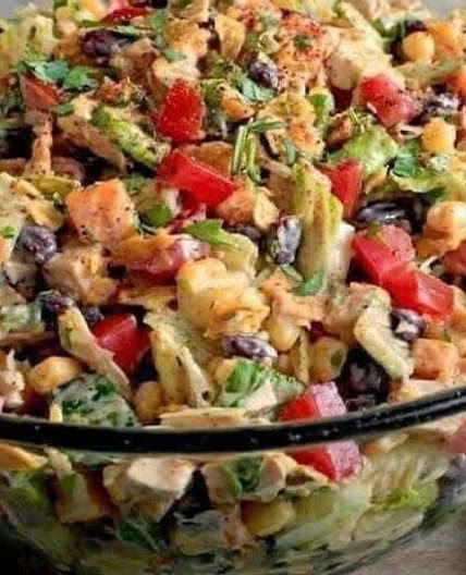 Tex-Mex Chopped Chicken Salad Recipe