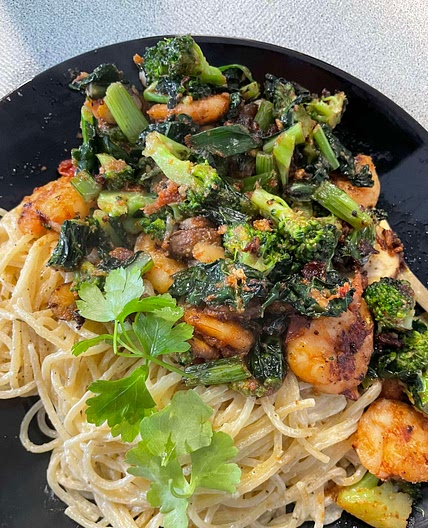 Comfort and greens Pasta💚🍀
