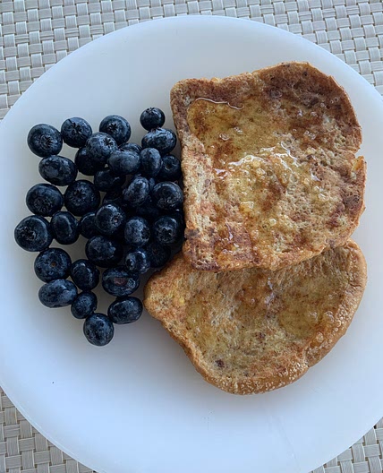 Healthy vegan French Toast