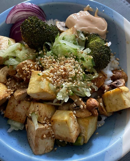 Vegetarian Bimimbap- Kinda