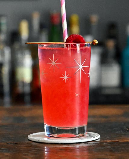 Raspberry Vodka Spritz