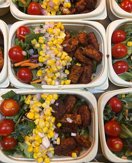 Sprout Blackened Tempeh Chipotle Salad