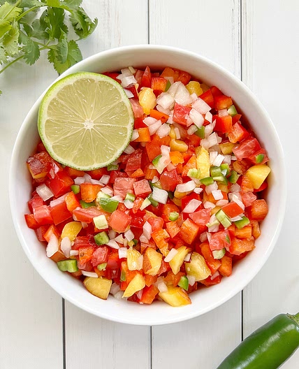 Spicy Peach Salsa