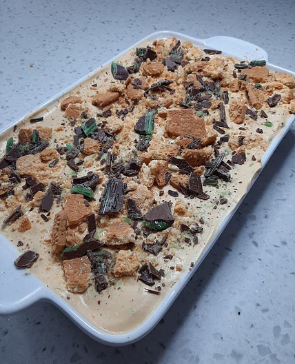 Peppermint Crisp Tart